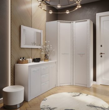 Набор мебели для прихожей Монако Кашемир (модульный) (БТС) в Югорске - yugorsk.mebel-e96.ru