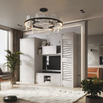 Стенка Монако Кашемир комп.3 (модульная) (БТС) в Югорске - yugorsk.mebel-e96.ru