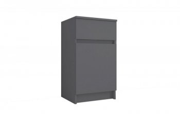 Тумба для обуви с 1ящ. Мори МПТ400 графит (ДСВ) в Югорске - yugorsk.mebel-e96.ru