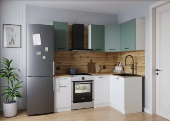 Кухонный гарнитур угловой Муссон 2000*1200 мм (Sanvut) в Югорске - yugorsk.mebel-e96.ru