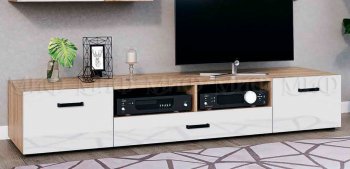 Тумба ТВ Нэнси NEW (2дв.+1ящ.) в Югорске - yugorsk.mebel-e96.ru