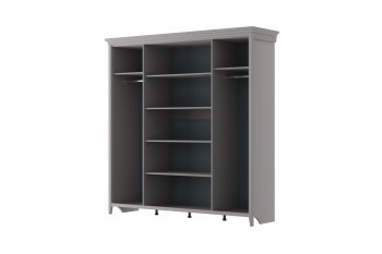 Шкаф распашной 2160 мм ШР-4 Никеа антрацит (БМ) в Югорске - yugorsk.mebel-e96.ru