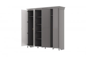 Шкаф распашной 2160 мм ШР-4 Никеа антрацит (БМ) в Югорске - yugorsk.mebel-e96.ru