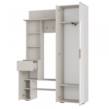 Прихожая Ницца ПР-04 Кашемир (БТС) в Югорске - yugorsk.mebel-e96.ru