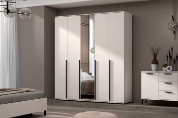 Шкаф 2000 мм Норден с зеркалом (Зарон) в Югорске - yugorsk.mebel-e96.ru