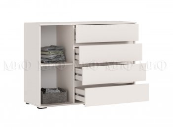 Комод 1 дверь 4 ящика (1200) Норд, кашемир (Миф) в Югорске - yugorsk.mebel-e96.ru
