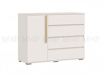 Комод 1 дверь 4 ящика (1200) Норд, кашемир (Миф) в Югорске - yugorsk.mebel-e96.ru