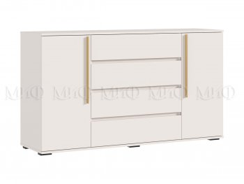 Комод 2 двери 4 ящика (1600) Норд, кашемир (Миф) в Югорске - yugorsk.mebel-e96.ru