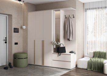 Прихожая Норд+Шкаф 1200, кашемир (Миф) в Югорске - yugorsk.mebel-e96.ru