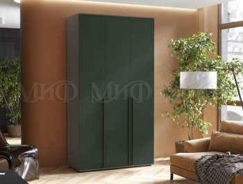 Шкаф 1200 мм 3-х ств. Норд графит/изумруд (Миф) в Югорске - yugorsk.mebel-e96.ru