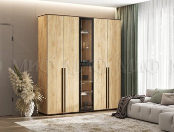 Шкаф Норд+ пенал со стеклом (Миф) в Югорске - yugorsk.mebel-e96.ru