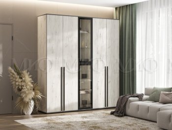 Шкаф Норд+ пенал со стеклом (Миф) в Югорске - yugorsk.mebel-e96.ru