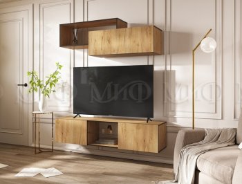 Стенка Норд-1 дуб крафт (Миф) в Югорске - yugorsk.mebel-e96.ru