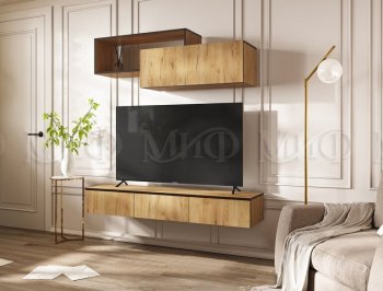 Стенка Норд-2 дуб крафт (Миф) в Югорске - yugorsk.mebel-e96.ru