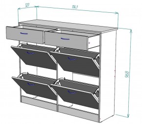 Обувница W25 (ЯАС) в Югорске - yugorsk.mebel-e96.ru