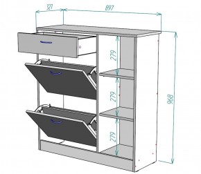 Обувница W33 (ДСС) в Югорске - yugorsk.mebel-e96.ru