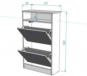 Обувница W5 (ДСС) в Югорске - yugorsk.mebel-e96.ru