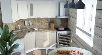 Кухонный гарнитур Ольга оптима 3 1500х1800 мм (Герда) в Югорске - yugorsk.mebel-e96.ru