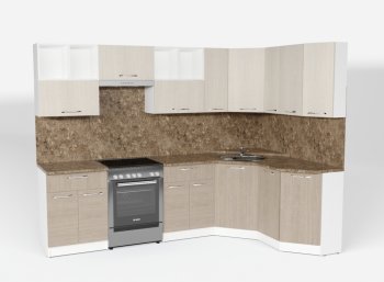 Кухонный гарнитур Ольга оптима 5 2700х1600 мм (Герда) в Югорске - yugorsk.mebel-e96.ru