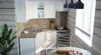 Кухонный гарнитур Ольга оптима 4 1400х2000 мм (Герда) в Югорске - yugorsk.mebel-e96.ru