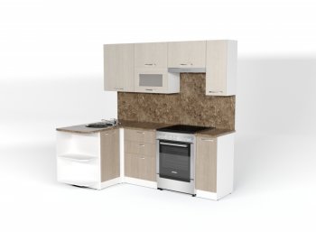 Кухонный гарнитур Ольга прайм 2 1300х2100 мм (Герда) в Югорске - yugorsk.mebel-e96.ru