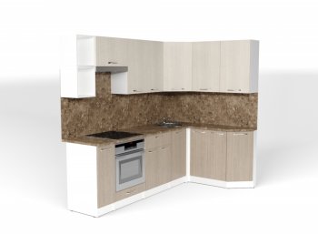 Кухонный гарнитур Ольга прайм 5 2300х1500 мм (Герда) в Югорске - yugorsk.mebel-e96.ru