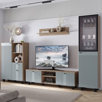 Тумба под ТВ Олива ТБ-09 шарли бриз (БТС) в Югорске - yugorsk.mebel-e96.ru
