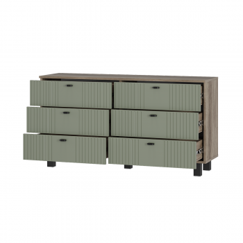 Комод Олива КМ-04 эквалипт софт (БТС) в Югорске - yugorsk.mebel-e96.ru