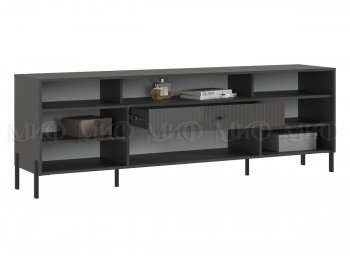 Тумба ТВ Оливия графит (Миф) в Югорске - yugorsk.mebel-e96.ru