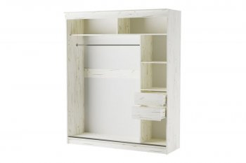 Шкаф-купе 1800 мм Орион крафт белый(Памир) в Югорске - yugorsk.mebel-e96.ru
