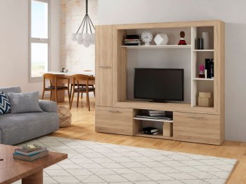 Стенка OSKAR3 дуб сонома (Генезис) в Югорске - yugorsk.mebel-e96.ru