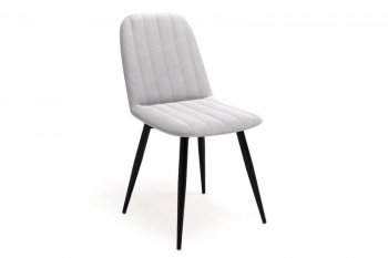 Стул Остин полоса, велюр Ultra Dove (светло-серый), (4шт) (Вудман) в Югорске - yugorsk.mebel-e96.ru