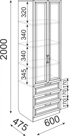 Набор подростковой мебели Остин модульный (Риннер) в Югорске - yugorsk.mebel-e96.ru