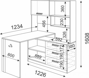 Подростковая мебель Волкер модульная (Риннер) в Югорске - yugorsk.mebel-e96.ru