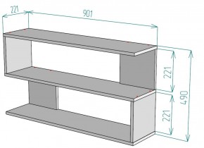 Полка S30 (Белый) в Югорске - yugorsk.mebel-e96.ru