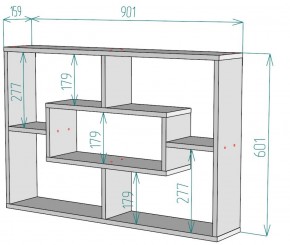 Полка S40 (Белый) в Югорске - yugorsk.mebel-e96.ru