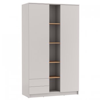 Шкаф 1200 мм для одежды 89.01 Прайм, кашемир (Олмеко) в Югорске - yugorsk.mebel-e96.ru