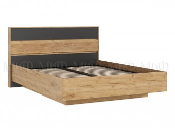 Кровать парящая Роджина с подсветкой, крафт/графит (Миф) в Югорске - yugorsk.mebel-e96.ru