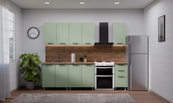Кухонный гарнитур Ромашка 1600 мм Фисташка (Аленка) в Югорске - yugorsk.mebel-e96.ru