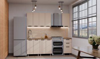 Кухонный гарнитур Ромашка 1600 мм Кашемир (Аленка) в Югорске - yugorsk.mebel-e96.ru