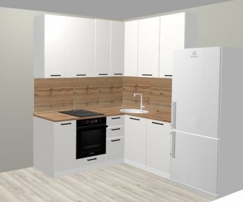 Кухонный гарнитур угловой 2000*1400 мм (Санвут) в Югорске - yugorsk.mebel-e96.ru