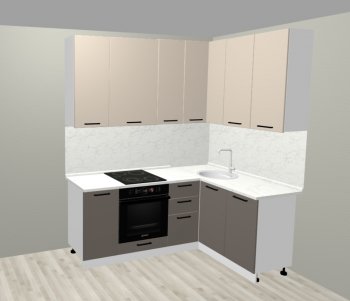 Кухонный гарнитур угловой 2000*1400 мм (Санвут) в Югорске - yugorsk.mebel-e96.ru