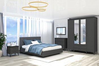 Кровать с подъемным механизмом Шарм (арт.031М1) Антрацит (Диал) в Югорске - yugorsk.mebel-e96.ru