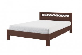 Кровать из массива Шейла Орех (БМ) в Югорске - yugorsk.mebel-e96.ru