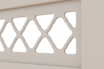 Кровать из массива Шейла льняной (БМ) в Югорске - yugorsk.mebel-e96.ru