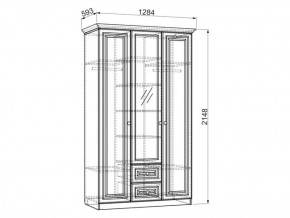 Шкаф 1300 мм 3-х створчатый Белла (Мебельсон) в Югорске - yugorsk.mebel-e96.ru