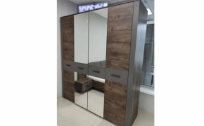 Шкаф 2000 мм КУБА ШР-4 (с зеркалом) (БМ) в Югорске - yugorsk.mebel-e96.ru