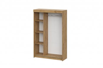 Шкаф-купе ШКП-7 1300 мм ясень анкор (СВ) в Югорске - yugorsk.mebel-e96.ru