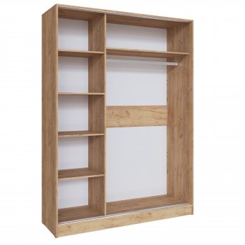 Шкаф-купе Стиль-2 1600 мм крафт/кашемир (Текс) в Югорске - yugorsk.mebel-e96.ru