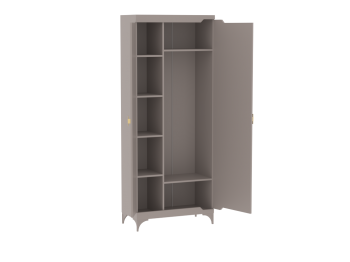 Шкаф 800 мм 2-дверный NEW Сиде Мокко (СБК) в Югорске - yugorsk.mebel-e96.ru